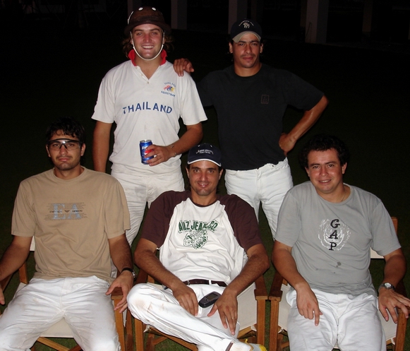 The gauchos from Villa Dolores -- Federico, Rata, Vet, Cabeza, Architect