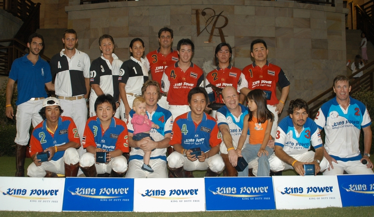 SPP and VR polo teams at New Years Tournament