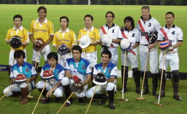 The Midnight Polo Teams -- photo taken 01:30am.