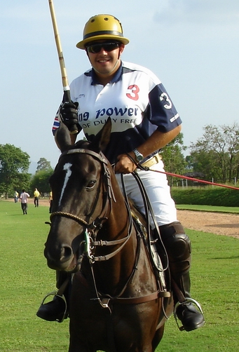 Pablina ready to take the field.