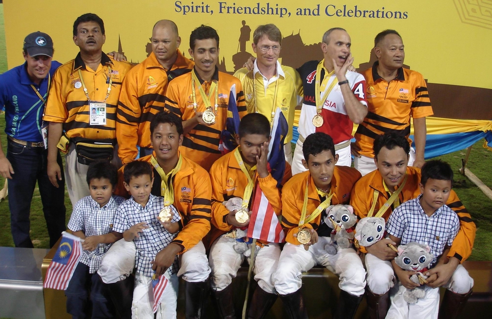 Malaysia Team -- Gold Medal (with Khun Link and Santi)
