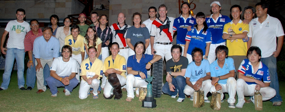 Members of the teams of Thai Polo League 2008.