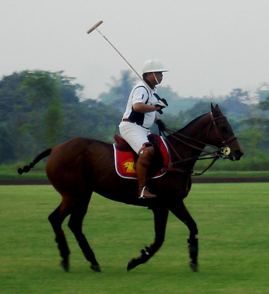 Prabowo on the field.