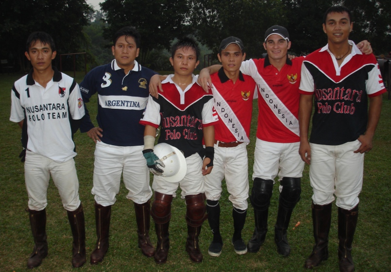 Indonesian polo players.