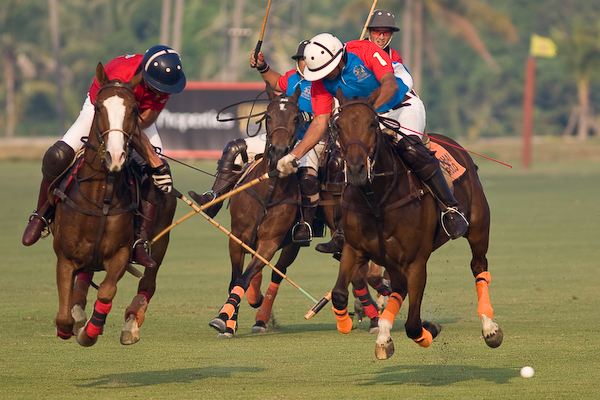 Crossed sticks as Asia battles England at Thai Polo & Equestrian Club