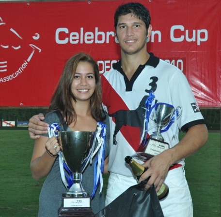 Jaz and Lu with the Celebration Cup