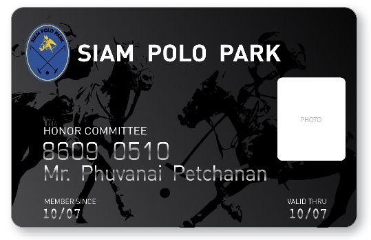 the new Siam Polo Park membership card with TPA handicap